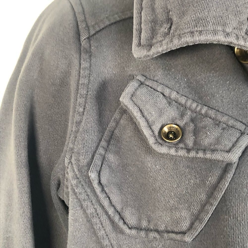 Hurley Sweatshirt Shacket Size Small, Dusty Blue Gray - Picture 6 of 11